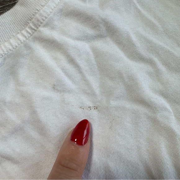 Supreme White Crew Neck Short Sleeve Girls Graphic Tee Tshirt S - Picture 6 of 8